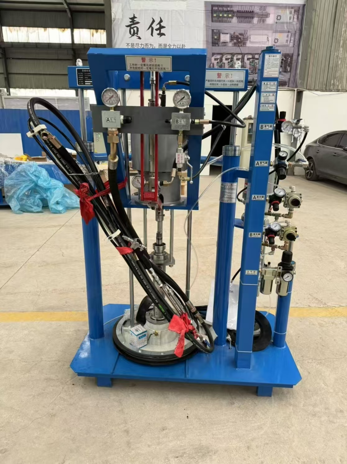 two-component gluing machine