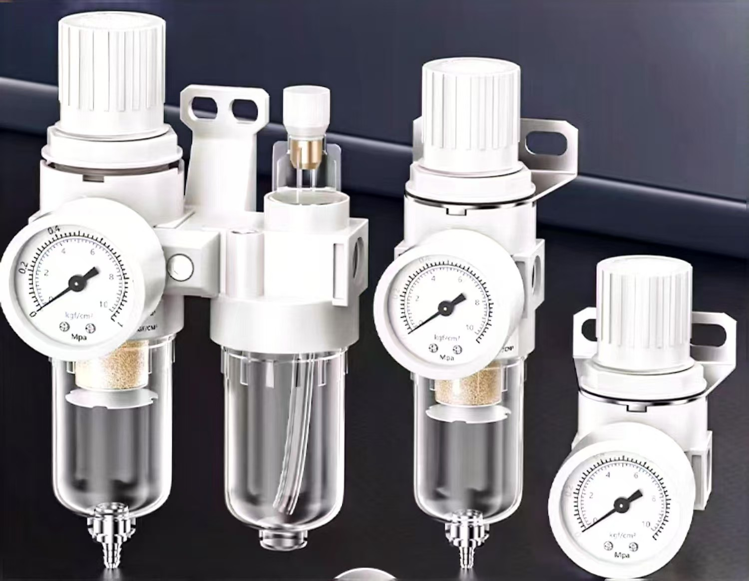 Oil-water separator, spray